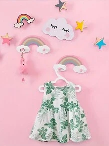 1 件卡通彩虹衣帽架，需要组装，儿童房卧室入口壁挂式收纳衣架爱心情人节 - 彩虹 - 查看 2
