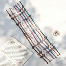 1 件玩具安全带软硅胶出牙链可调节婴儿奶嘴固定器假奶嘴夹婴儿车婴儿配件 - 彩色 - 查看 8