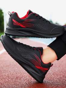 Men's Lace-Up Low-Top Casual Sneakers, Fashionable Versatile Athleisure Sports Shoes For All Seasons