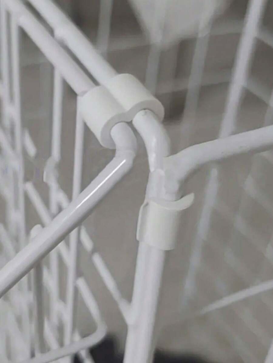 1/6/10/16/30/20pcs Connecting Clips, Pet Cage Iron Connecting Clips, Mesh Connection Plastic Clips, For Iron Cage Installation, Wire Fixing, Windows, Cabinets, Storage Racks