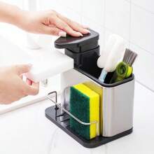 Kitchen Dish Storage Stainless Steel Soap Dispenser - 淺灰色 - 查看 4