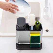 Kitchen Dish Storage Stainless Steel Soap Dispenser - 淺灰色 - 查看 3