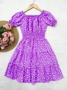olinka modas Dress With Lining Women's Fashion - 淡紫色 - 查看 1