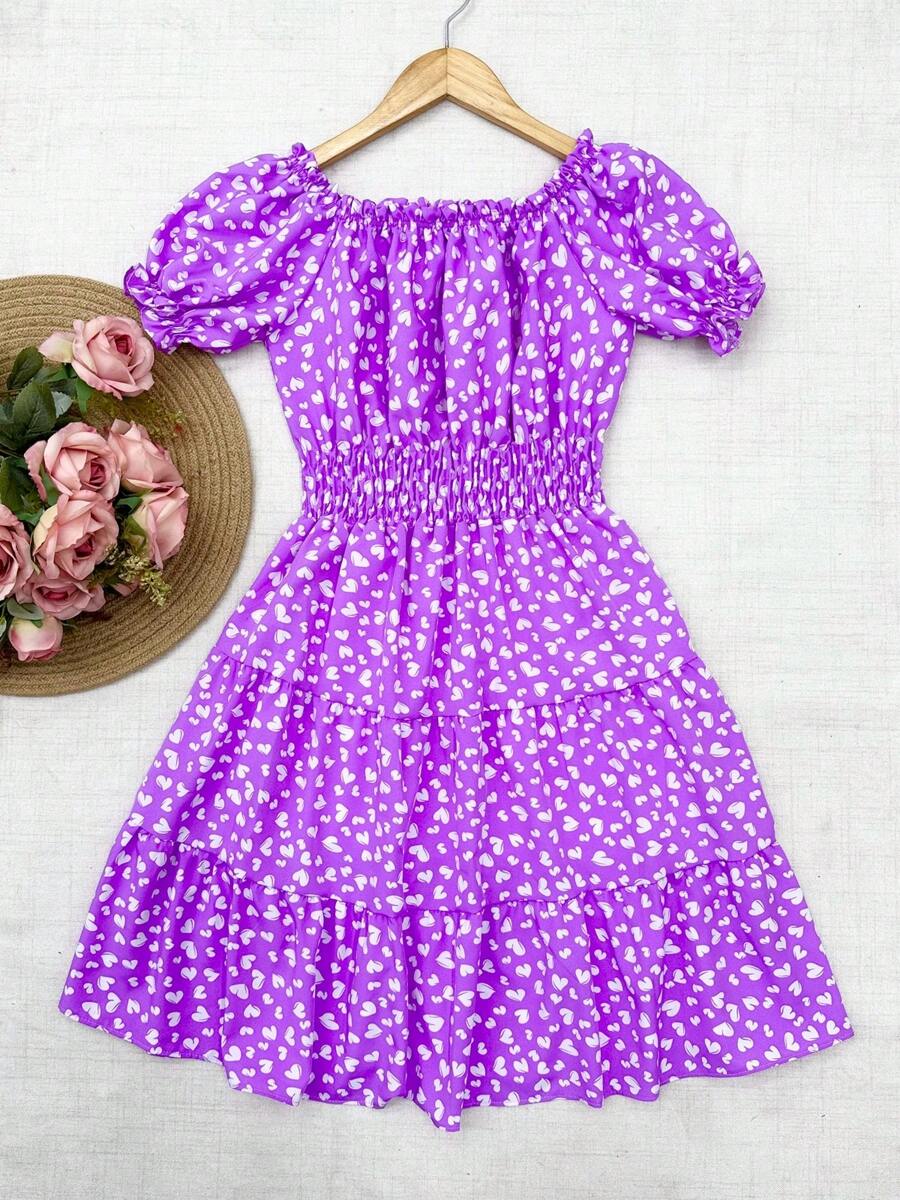 olinka modas Dress With Lining Women's Fashion - 淡紫色 - 查看 1