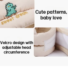 1pcBaby Learning To Walk Anti-Fall Helmet Baby Learning To Walk Anti-Fall Device Children Anti-Bump Head Protection Breathable