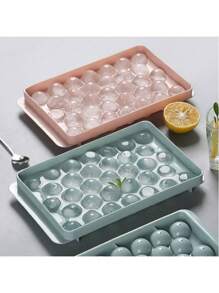 1/2/3pcs Heart/Star Shaped Silicone Tray Mold, 10 Cavity Easy Release Ice Cube Mold, Suitable For Home, Bar, KTV, Pink Or Red, Heart Shaped Ice Cube Maker Mold, Makes 10 Ice Cubes At A Time, Summer, Summer Set - Multicolor - View 9