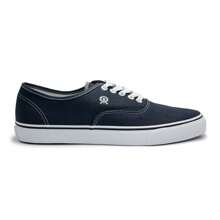 Rainha Unisex Casual Mont Car IV Sneakers - 海軍藍和白色 - 查看 1