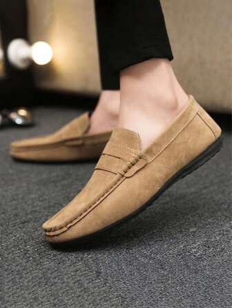 Men's New Fashion Loafers, Classic Comfortable Formal Shoes, Slip-On, Lightweight Driving Shoes (Loafers Tend To Run Small, Larger-Footed Individuals Are Advised To Buy One Size Up)