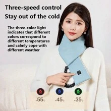 1pc New Heating Scarf Winter Belt USB Charging Warm Electric Smart Bib Warm Palace Treasure Warm Palace