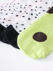 3 đôi tất nữ, hộp đựng salad bento, hộp đựng trứng bento Hobo, tất quà tặng thời trang và sáng tạo, tất vui nhộn cho tiệc ngày lễ, phù hợp cho mùa thu và mùa đông tất trường học Y2K, tất lười làm quà tặng Giáng sinh, tất nghệ thuật, tất dài đến giữa bắp chân vui nhộn phù hợp cho nam và nữ mặc trong những dịp lễ hội - Nhiều màu - Xem 8