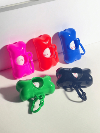 1 Plastic Pet Poop Bag Storage Case Includes 1 Roll Of Garbage Bag, Convenient Replacement Box For Garbage Bag, And Is Suitable For Cat And Dog Outdoor Activities