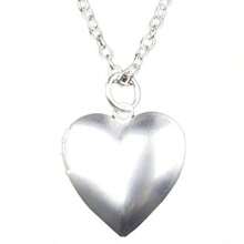 1 定制爱情家庭照片吊坠项链，个性化照片吊坠项链，母亲节/父亲节/情人节礼物，送给伴侣、家人、朋友、恋人的惊喜礼物 - 銀色 - 查看 2