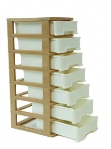 1 pezzo Scatola portaoggetti per gioielli rosa, scatola di archiviazione a più colori/strati/2 strati/3 strati/4 strati per casa, scrivania per ufficio, conservazione di piccoli oggetti, scatola di archiviazione a cassetti/organizer per gioielli rosa, armadietto di archiviazione da scrivania intrecciato in rattan a più strati, organizer per accessori e cosmetici da donna, per il ritorno a scuola, regalo per la festa della mamma