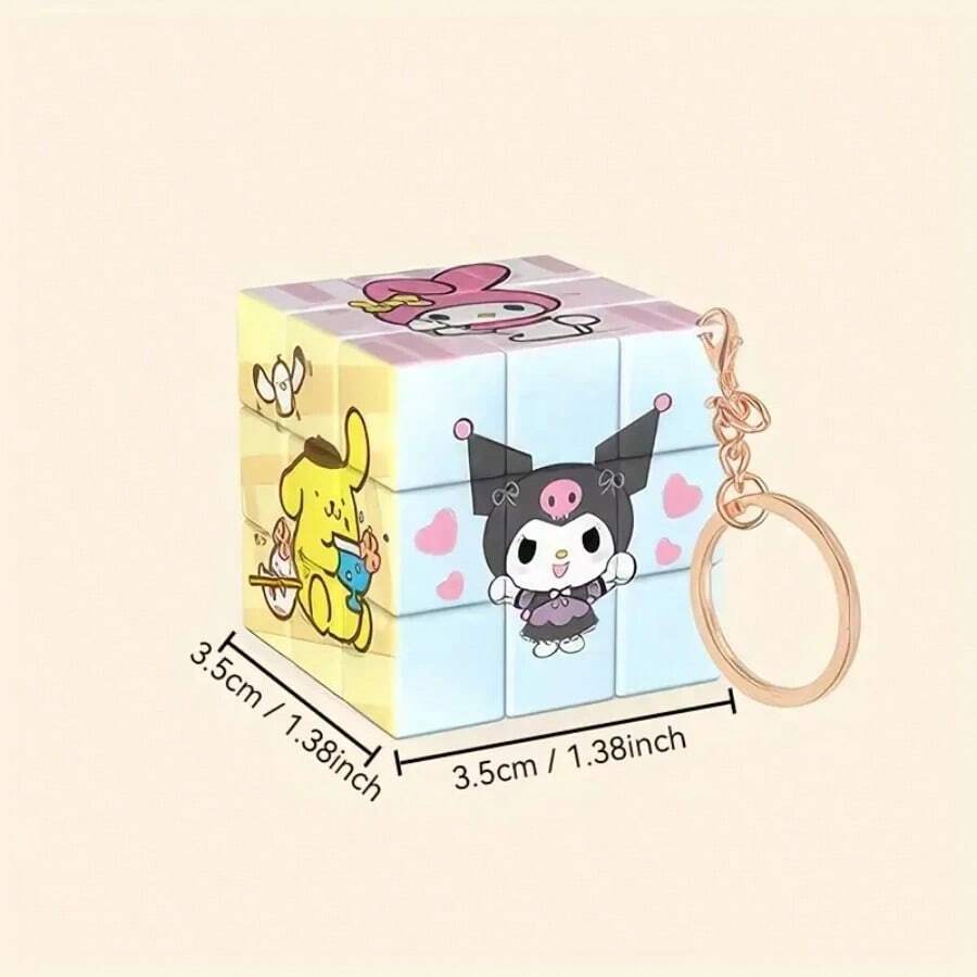 Sanrio Sanrio Famous Cube Magic Cube Keychain Cartoon Novelty Jewelry ...