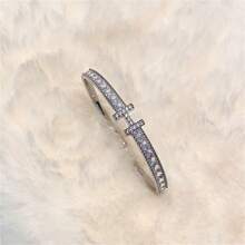 1 件优雅奢华时尚女士合成锆石手链，适合日常佩戴 - 手鐲 - 查看 5