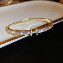 1 件优雅奢华时尚女士合成锆石手链，适合日常佩戴 - 手鐲 - 查看 8