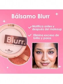 Blurr primer control grasa matificante Retoque Invisible bálsamo ITALIA DELUXE ORIGINAL Primer Fijador Mate Blurr Unseen Touch Up Italia Deluxe - TRANSPATENTE - Ver 5