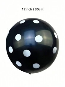 30/60 个 12 英寸圆形圆点乳胶气球，适用于生日派对活动和节日装饰圣诞节