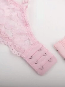 蕾丝图案钢圈内衣文胸，支撑性好，防滑，减少乳房下垂，适合婚纱