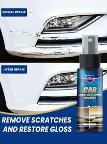 1 Set Car Scratch Repair Spray, Car Paint Scratch Remover Polishing Compound Cleaner And Restoration Spray - Multicolor - View 6
