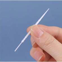 100pcs Plastic Toothpick Bags, Double-Ended Fish Bone, Disposable Individual Packing, Suitable For Home And Hotel, Portable