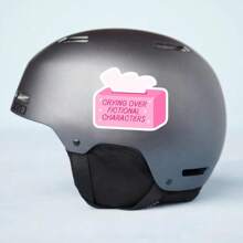 3 Zoll Vinyl Aufkleber "Weinen über fiktionale Charaktere", Buch-Aufkleber, Kindle Aufkleber, Geschenk für Buchliebhaber, Bücher-Merchandise, Schmöker-Leser, Lese-Liebhaber, E-Book-Reader, verspieltes Buch-Design, süß und künstlerisch, perfekt für Laptops, Wasserflaschen, Handyhüllen, Notizbücher und mehr, wasserfest und langanhaltend, einfach anzubringen, hochwertige Hochglanz-Oberfläche, UV-geschützt, kratzfest, ideal zur Personalisierung und als Geschenk