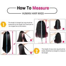 4x4 HD Yaki Straight Bob Wig Human Hair Pre Everything Glueless Lace Front Wig Pre Plucked Hairline Bleached Bye Bye Knots Ready To Go Short Yaki Bob Wig 200% Density - Natural Black - 查看 8