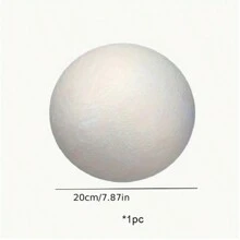 Schaumstoffkugel, weiße Polystyrol-Schaumstoffkugel, geeignet für Kunst, Handwerk, Zuhause, Schulprojekte, Partydekorationen, Polystyrol-Kugel für Kuchendekoration, Planet-Spiel, Bühnenbild, Malen Selbermachen, Hochzeitsdekoration, Weihnachten, Halloween, Neujahr, Geburtstag, Heimdekoration, glatte Handwerksschaumkugel, Handübungsspielzeug, ewige Kugel, Feiertagsklassenzimmer, Festivalparty, verschiedene Größen