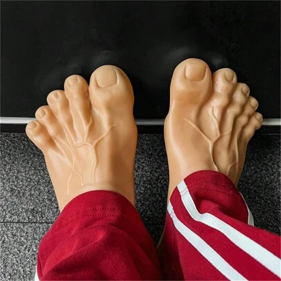 صندل قلب مبتكر، صندل منزلي للأزواج، صندل فليب فلوب، صندل شاطئ للرجال بأصبع كبير، صندل محايد بشكل وحش، مقاس واحد يناسب الجميع، مناسب للكوسبلاي فقط وليس للاستخدام اليومي، يناسب المقاس الأوروبي 35-40، طول القدم 22.5-25 سم، (قد يكون هناك اختلاف طفيف في اللون بسبب اختلاف الدفعة)