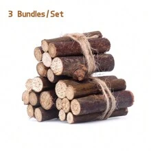 3 Bunches Mini Doll House Accessories - Miniature Fireplace Decors For Dollhouse Play Set