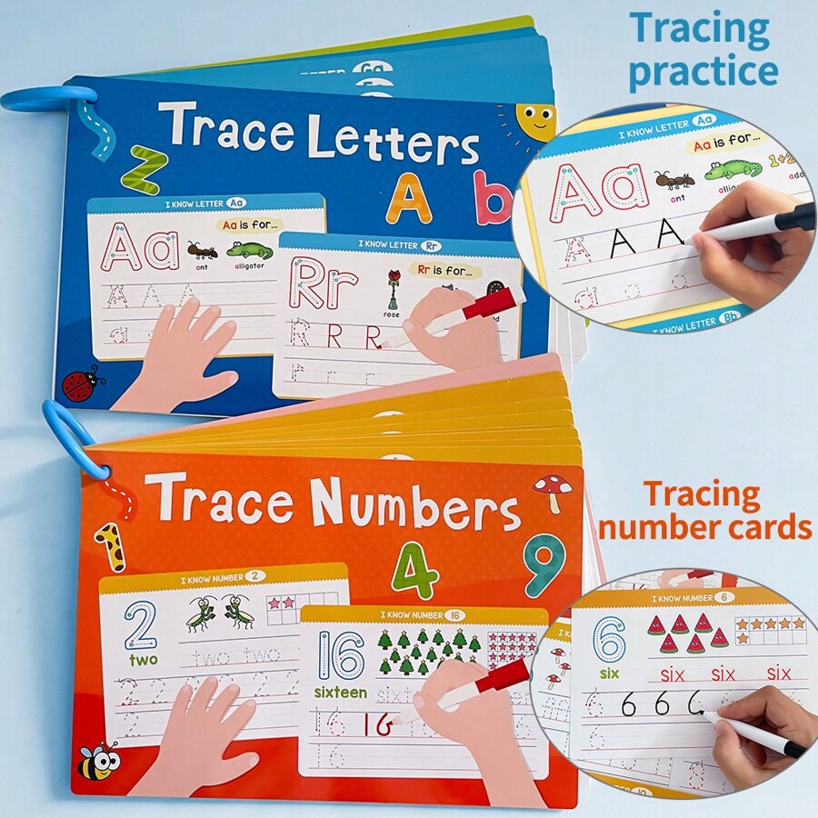 Name Mehrerer Flüsse In England 4 Buchstaben 26 Buchstaben und Zahlen Schreibübungskarten für Kinder, Schreibpraxis