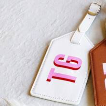 定制包袋配件，定制文字包袋饰物，方形亚克力行李牌，送给家人和朋友的礼物，节日礼物和生日礼物，送给孩子的礼物，适合任何场合 - 彩色 - 查看 8