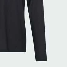 Adidas 阿迪达斯 2024 男式 OTR B LS 圆领长袖运动 T 恤 IN1486 - 黑色 - 查看 4