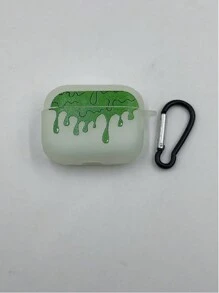 1 Vỏ bảo vệ tai nghe bằng silicon lỏng phát sáng trong bóng tối cho 1/2, Vỏ bảo vệ tai nghe không dây mới cho 3/Pro/Pro2, Quà tặng cho bạn trai/bạn gái - chất lỏng huỳnh quang màu xanh lá cây - Xem 11
