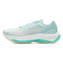 XTEP 1,0 Tênis de Corrida Acolchoados e Leves para Mulheres, Adequados para Treinamento de Fitness e Corrida de Longa Distância - espuma verde/vela branca - Visão 1