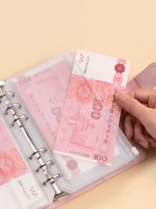 Carpeta de presupuesto de cuero A6 con sobres con cremallera, sistema de sobres de efectivo de estilo bohemio para la gestión del presupuesto - Multicolor - Ver 6