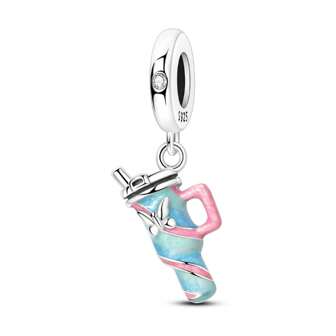 Colorful Cup Charm Pendant Fit Bracelet Necklace 925 Sterling Silver DIY Beads Charms Fine Jewelry Accessories Women Family Girl Birthday Gift