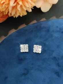 5pcs/Set Bridal Jewelry Set, Wedding Accessories Necklace, Earrings, Bracelet, Ring, Versatile Design For Bridal Gown, Evening Dress, Daily Wear, Valentine's Day, Party, Gift For Her - Three-layer - View 9
