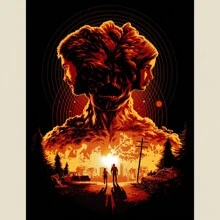 1 件无框顶级僵尸幸存者游戏和电视剧海报印刷复古帆布画卧室酒吧背景家居装饰 - 彩色 - 查看 11