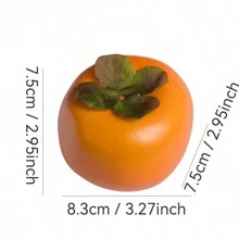 1/3/6/9个仿真水果假苹果梨芒果猕猴桃橙子葡萄桃芒果香蕉柠檬仿真模型摄影道具展示逼真家居餐桌装饰