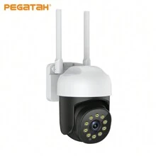 2K Tuya Wireless Outdoor Camera 4x Zoom Surveillance Cameras With Wifi 2-Way Audio IP Camera For  Smart Home Security Protection