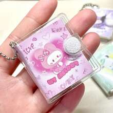 Sanrio 1/4 peças Sanrio Hello Kitty Mini Blocos de Notas e Cadernos, Blocos de Notas Destacáveis Bonitos e Altamente Atraentes, Caderno de Planejamento de Cachorro Lumi Yugu, Presentes para Meninas, Presentes de Ano Novo, Blocos de Notas para Estudantes