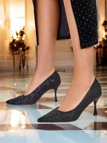 Royalfashion Women's Pumps Stylish High Heels - Black - View 1