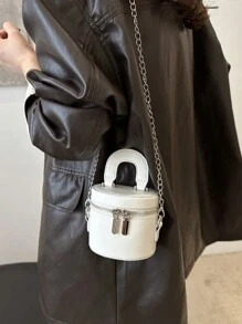 Mayoreo 2025 Nuevo estuche de maquillaje exquisito para mujer, bolsa mini para lápiz labial, bolso de hombro y cruzado