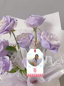 36 piezas Etiquetas personalizadas para regalos con tema del Día de San Valentín, etiquetas de regalo personalizables con texto, etiquetas colgantes DIY para el Día de San Valentín, decoraciones de etiquetas de papel para regalos, decoraciones colgantes para cajas de regalo, accesorios para regalos de bodas y cumpleaños, adecuado para embalaje de regalos, bodas, ocasiones festivas, embalaje de regalos de amor para el Día de San Valentín, decoraciones colgantes para embalaje de repostería