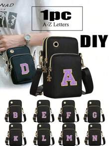 Black Purple Letters