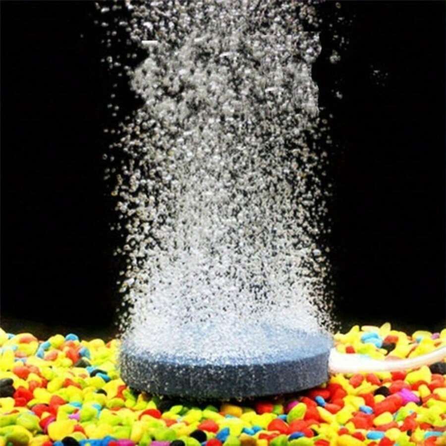 40mm Air Bubble Stone Aquarium Aerator Pond Pump Air Stone Bubble Disk Aquarium Air Pump Hydroponic Oxygen Plate - Multicolor - View 1