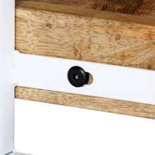 Solid Wood TV Cabinet 150cm Modern Design Storage Unit For Living Room Natural Finish - Brown - View 3