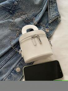 Mayoreo 2025 Nuevo estuche de maquillaje exquisito para mujer, bolsa mini para lápiz labial, bolso de hombro y cruzado