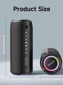 ZEALOT S49pro Portable Bluetooth Speaker 20W Deep Bass IPX5 Waterproof Outdoor Wireless Speaker TWS Stereo Pairing - Black - View 3